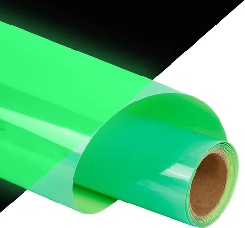 Miniatura 10 de Guangyintong Rollos de Vinilo Amarillo de Transferencia de Calor HTV, 12" x 8 pies, Superficie Brillante de Vinilo para Planchar en Camisetas, Fácil