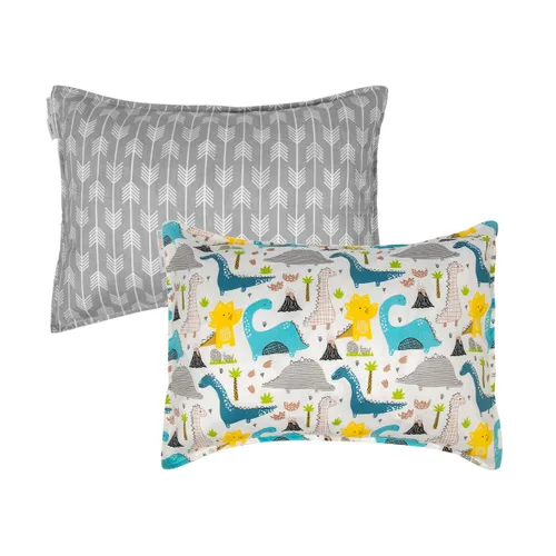 Miniatura 45 de ALVABABY Paquete de 2 fundas de almohada de algodón orgánico para niños pequeños, fundas de almohada para niños de 13 x 18 pulgadas o 12 x 16