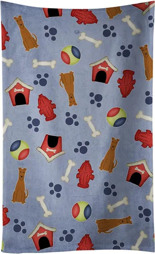 Miniatura 91 de Caroline's Treasures BB2654KTWL Dog House Collection Airedale - Toalla de cocina para invitados, toalla de baño decorativa para cara, té, paño