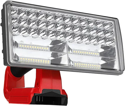 Miniatura 8 de DTEZTECH Luz de trabajo LED para batería Dewalt de 20 V máximo, luz de inundación portátil inalámbrica de 25 W 1500 LM con cabezal giratorio de 90°
