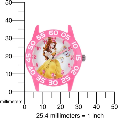 Miniatura 5 de Disney Princess - Reloj analógico de cuarzo con correa de nailon para niños