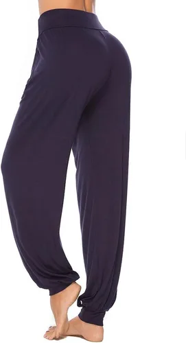 Miniatura 9 de Pantalones de algodón modal para mujer de AvaCostume, pantalones suaves para practicar yoga o deportes.