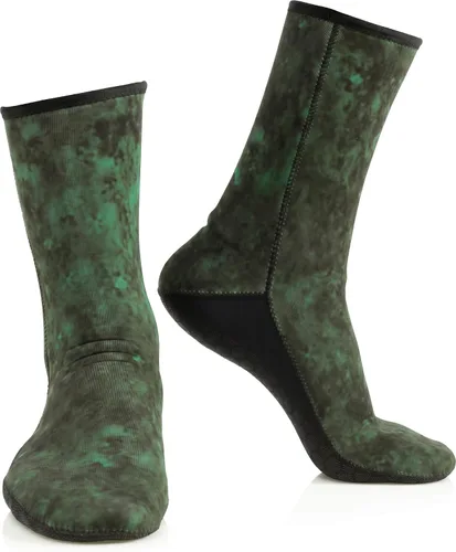 Miniatura 5 de CRESSI Calcetines de camuflaje de neopreno para adultos de 0.118 in para apnea, esnórquel, buceo - Calcetines Hunter: diseñados en Italia