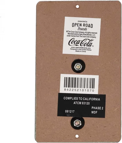Miniatura 3 de Coca-Cola - Abridor de botellas de pared a rayas, abrebotellas de Coca-Cola vintage, hecho con madera y metal fundido, gran idea de regalo Rojo