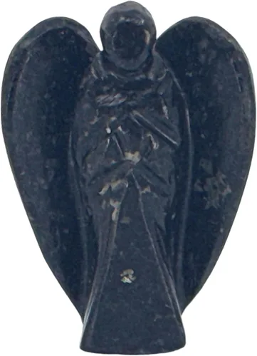 Miniatura 10 de Figura de ángel guardián de amazonita de 2 pulgadas, piedra natural tallada a mano, excelente para aliviar el estrés, la esperanza y la manifestación