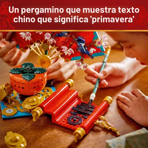 Miniatura 5 de LEGO Festival de Primavera de Buena Fortuna - Juguete de Construcción Educativo y de Aprendizaje - Juguete Festivo Chino para Niños, Niños y Niñas