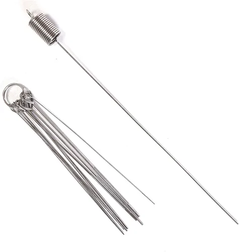 WEP Juego de pasadores de limpieza inoxidable #948P compatible con pistola desoldadora WEP 948-III, 948D-III, 929D-V, 948D-I