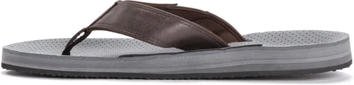 Miniatura 9 de MUK LUKS Chanclas Mason para hombre, color marrón
