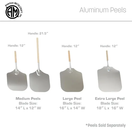 Miniatura 5 de Palas para pizzas de hoja grande de American Metalcraft, Plateado, 1