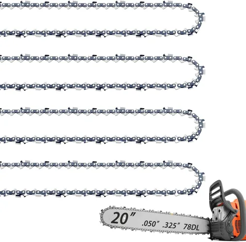 Miniatura 24 de [2 piezas] Mini cadena de motosierra de 6 pulgadas, cadenas de repuesto de 6 pulgadas para mini motosierra eléctrica portátil inalámbrica, cadena