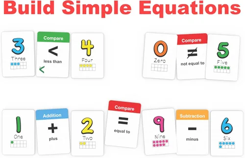 Miniatura 5 de Number Slap Jack un juego de cartas de matemáticas para niños de 4 años en adelante La manera fácil de aprender los números del 0 al 20 4 formas