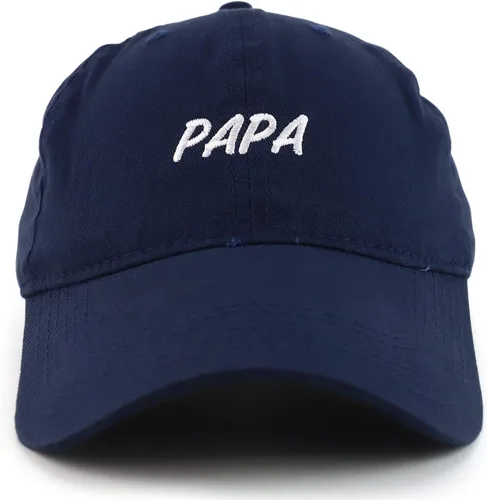 Miniatura 2 de Trendy Apparel Shop Papa - Gorra bordada 100% algodón cepillado