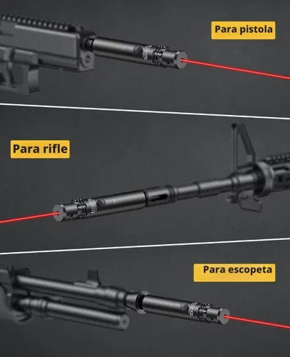 Miniatura 8 de CVLIFE Kit profesional de visión láser con 32 adaptadores para calibres 0.17 a 12GA, láser de visión de orificio brillante con interruptor de botón
