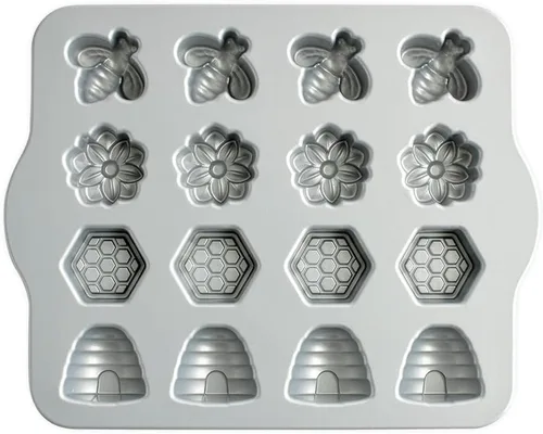 Miniatura 4 de Nordic Ware Busy Bee Bitelet, capacidad de 1.75 tazas, tofe