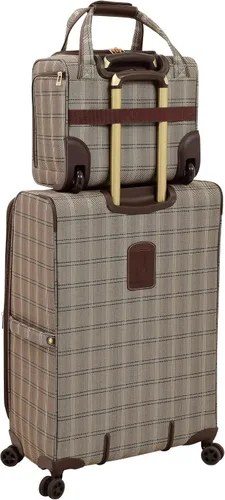 Miniatura 3 de LONDON FOG Brentwood II - Juego de 4 piezas con bolsa de asiento capuchino Capuccino London Fog Brentwood II - Juego de 4 piezas con bolsa debajo
