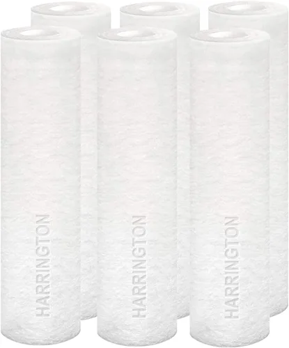 Miniatura 7 de Harrington HVV1-10N Cartucho de repuesto de filtro de agua de sedimentos prémium de 1 micrón, 10 x 2.5 pulgadas, fabricado en Estados Unidos