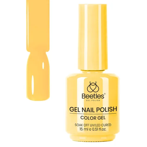 Miniatura 325 de Beetles - Esmalte de uñas de gel marrón – 0.5 onzas líquidas de esmalte de gel marrón oscuro, lámpara LED UV para uñas, regalo de manicura para I