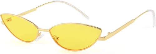 Miniatura 2 de FEISEDY Gafas de sol de diseñador de moda Retro pequeños pétalos forma arco templo diseño B2298