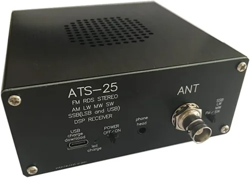 Miniatura 4 de Actualizado V5.2 todo nuevo ATS-25 SI4732 receptor portátil 2.4 pulgadas FM AM LSB USB LW SSB onda corta todas las bandas completas Pantalla táctil