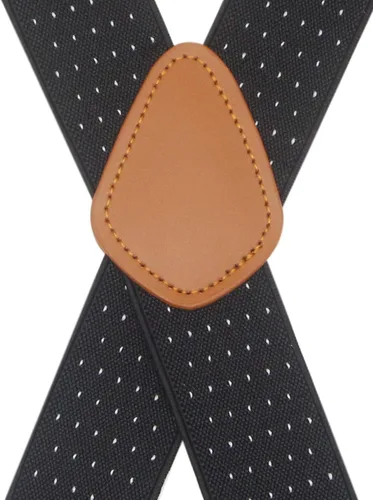 Miniatura 2 de Tirantes para hombre 4 ganchos giratorios fuertes tirantes ajustables elástico cómodo correa resistente estilo X Gratis
