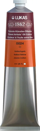 Miniatura 113 de Lukas 1862 Pintura al Óleo para Artistas Profesionales - Colores Tierra Amarillentos, 37 mL - Juego de 4 - Destacada Resistencia a la Luz, Sin