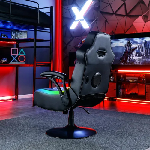 Miniatura 8 de X Rocker PC Computer Gaming Desk Chair, Built-in Audio, College Dorm Essentials for Guys and Girls, Bedroom, Dorm Room Essentials, Foldable, Gifts