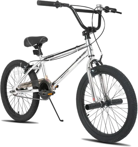 Miniatura 10 de JOYSTAR 20 24 Inch Kids BMX Bike for Boys and Girls Age 7-12 Freestyle Bicycle for Beginner Level Riders with Dual Hand Brakes & 2 Pegs 24" Kids