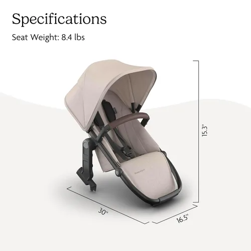 Miniatura 2 de UPPAbaby RumbleSeat V3 Segundo asiento inferior – Compatible con Vista V2 y Vista V3 – Asiento para todo tipo de clima + hebilla magnética