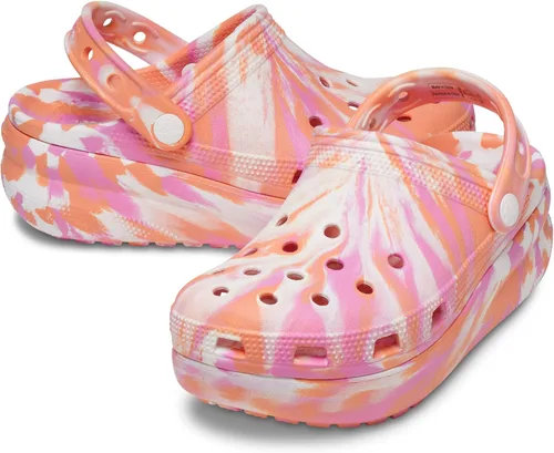 Miniatura 6 de Crocs Zuecos clásicos con plataforma Cutie unisex para niños