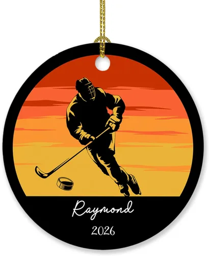 Miniatura 29 de Adorno personalizado de tiro con arco de Navidad 2025, adorno de Navidad con arco y flecha, regalo con nombre de arquero, año, adorno de jugador