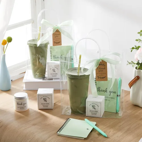 Miniatura 4 de Nuogo Juego de 6 premios de ducha para padres para jugadores, adultos, incluye vaso de plástico, cuaderno, velas perfumadas, bolígrafo, bolsa