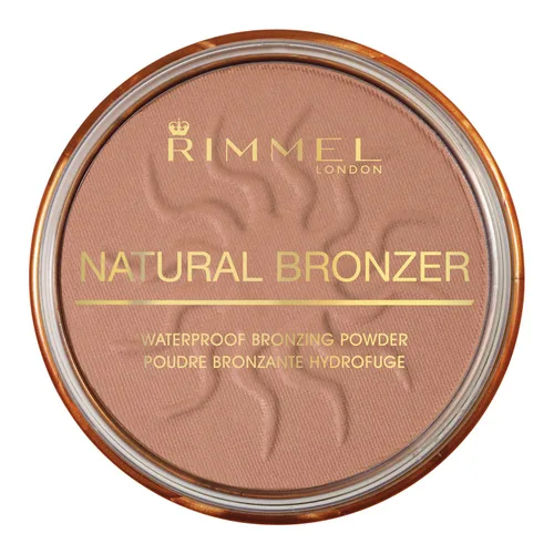 Rimmel London Natural 021 Sun Light - Bronceador, acabado mate, 0.49 onzas Luz solar