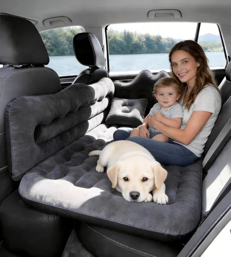 Miniatura 12 de Umbrauto Truck Bed Air Mattress Inflatable Pickup Camping Airbed for 5.5-5.8ft Full Size Short Truck Bed Road Trip Sleeping Pad with Pump for