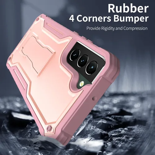 Miniatura 5 de ExoGuard Funda para Samsung Galaxy S22 Plus, funda de goma resistente a prueba de golpes con protector de pantalla para teléfono Samsung S22 Plus