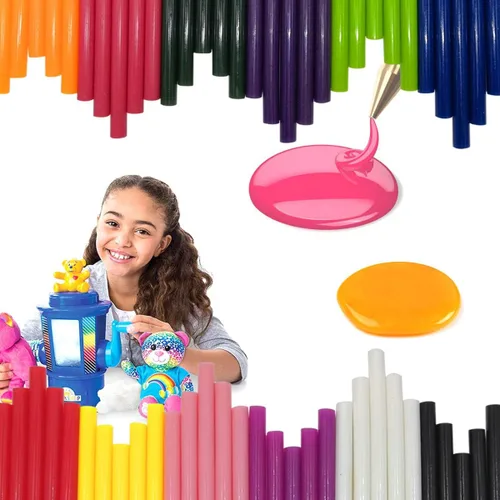 Miniatura 5 de Tretar - Barras de pegamento termofusible de colores, mini barras de pegamento caliente de colores para manualidades, bricolaje, reparación general
