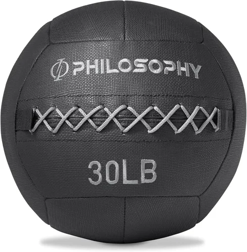 Miniatura 8 de Philosophy Gym Bola medicinal con peso de carcasa suave con agarre antideslizante
