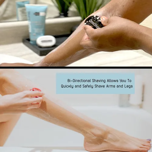 Miniatura 6 de Omnishaver - Afeitadoras bidireccionales prémium para hombres y mujeres, 3 veces más rápidas que las maquinillas de afeitar desechables, suaves