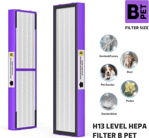 Miniatura 6 de FLT4850PT Filtro B Fresh Pet Reemplazo compatible con los modelos Guardian AC4850, AC4825, AC4870, CDAP4500, AC4900, AC4300, AP2200, FLT4850PT