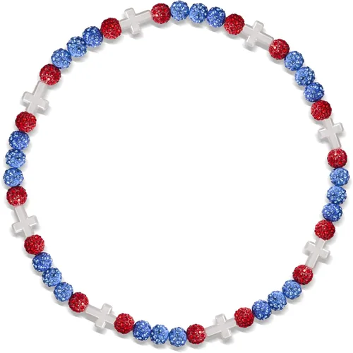 Miniatura 18 de Collar de béisbol con cuentas, cadena de cuerda deportiva ajustable con dije de cruz de béisbol, gran regalo de goteo de béisbol para jugadores