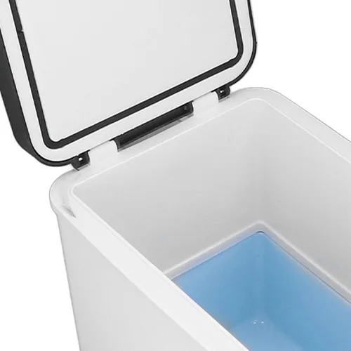 Miniatura 9 de Pssopp Refrigerador portátil de 6 litros, refrigerador eléctrico portátil de 6 litros, mini nevera portátil para dormitorios, automóviles, oficinas