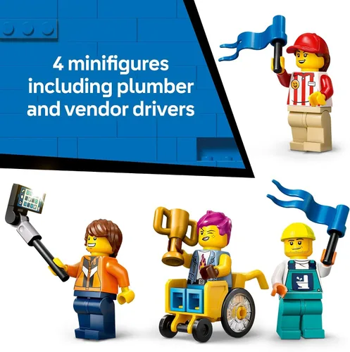 Miniatura 6 de LEGO City No Limits: Race Car Ramp Track Toy - Juguete de construcción para niños, niños y niñas, a partir de 6 años - Rampa de coche con caja