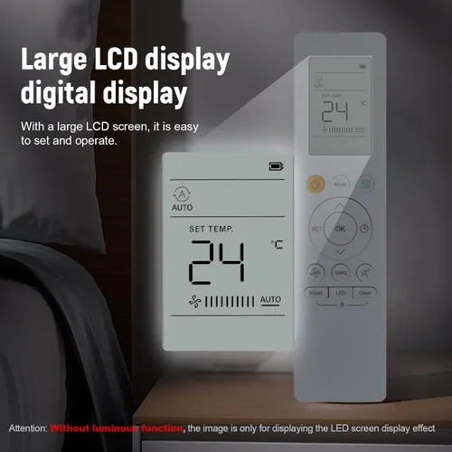 Miniatura 3 de RG10A-BGEF Nuevo control remoto de CA compatible con Midea/Carrier/SystemAir acondicionado RG10A-BGEF RG10A/BGEF RG10A (B2S)/BGEF RG10A5(B1)/BGCEFU1