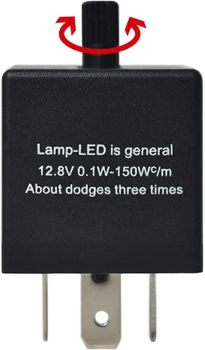 Miniatura 5 de 0052 1 Uds. Adaptador de 3 clavijas, conector de 3 clavijas, conversión de conector de cable para automóvil, motocicleta, LED, relé, resolución