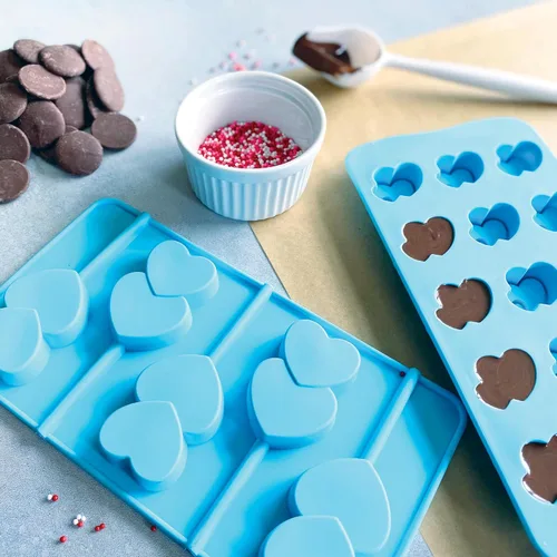 Miniatura 4 de R&M International 9002 Heart Pops - Molde de silicona para dulces y pasteles