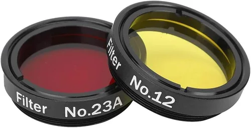 Miniatura 6 de Kit de filtro de telescopio colorido de 1.25 pulgadas, filtro de luna para telescopios con caja de almacenamiento para telescopios, oculares