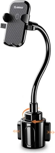 ] Soporte para teléfono mejorado de 15 pulgadas para automóvil, soporte de teléfono de cuello de cisne largo ajustable con base expandible estable