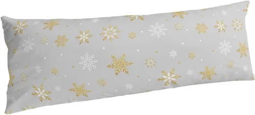 Miniatura 10 de Fundas de almohada de invierno con copos de nieve de tamaño estándar, 2 paquetes de fundas de almohada suaves para cama, fundas de almohada lumbar