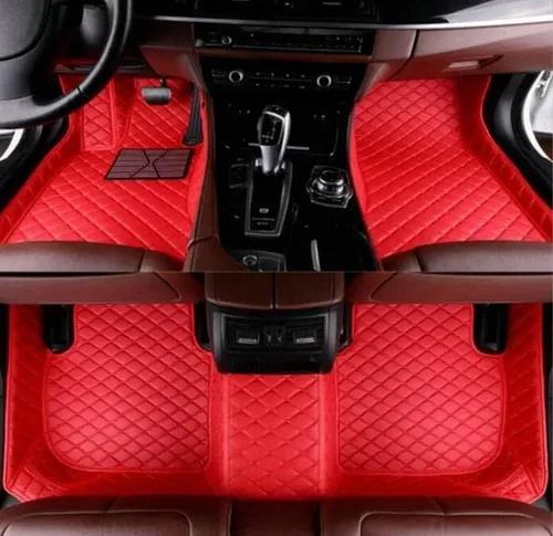 Miniatura 16 de Alfombrillas de cuero personalizadas para automóvil, impermeables, antideslizantes, adecuadas para automóviles, SUV, camionetas, lindos tapetes
