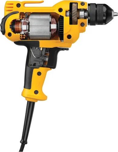 Miniatura 6 de DEWALT Taladro, 8.0 amperios, 3/8 pulgadas, gatillo de velocidad variable, agarre de mango medio para mayor comodidad, con cable (DWD115K)