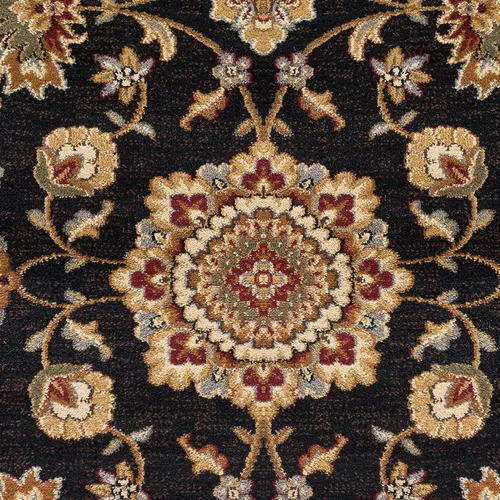 Miniatura 9 de Alfombra de pasillo 2x8, alfombra de cocina, pasarela de entrada, tradicional, oriental, negro, 2 pies 3 pulgadas x 7 pies 3 pulgadas Negro